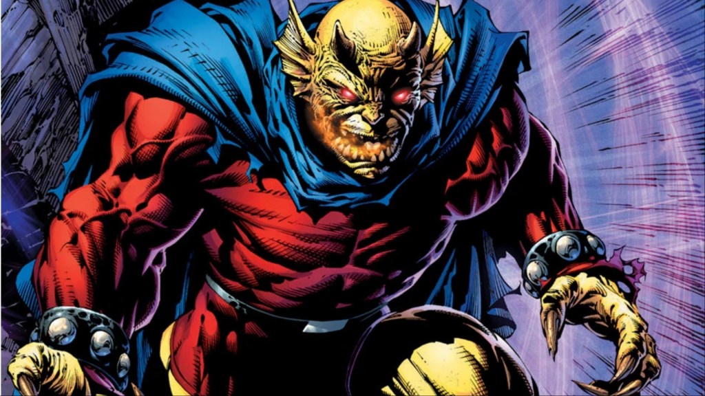 Etrigan the Demon stalking forward