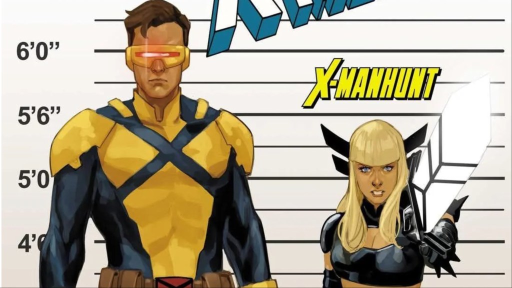 Cyclops and Magik standing side by side