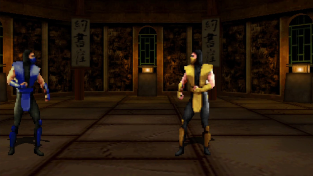 A screenshot from Mortal Kombat Mythologies: Sub-Zero on the Nintendo 64.