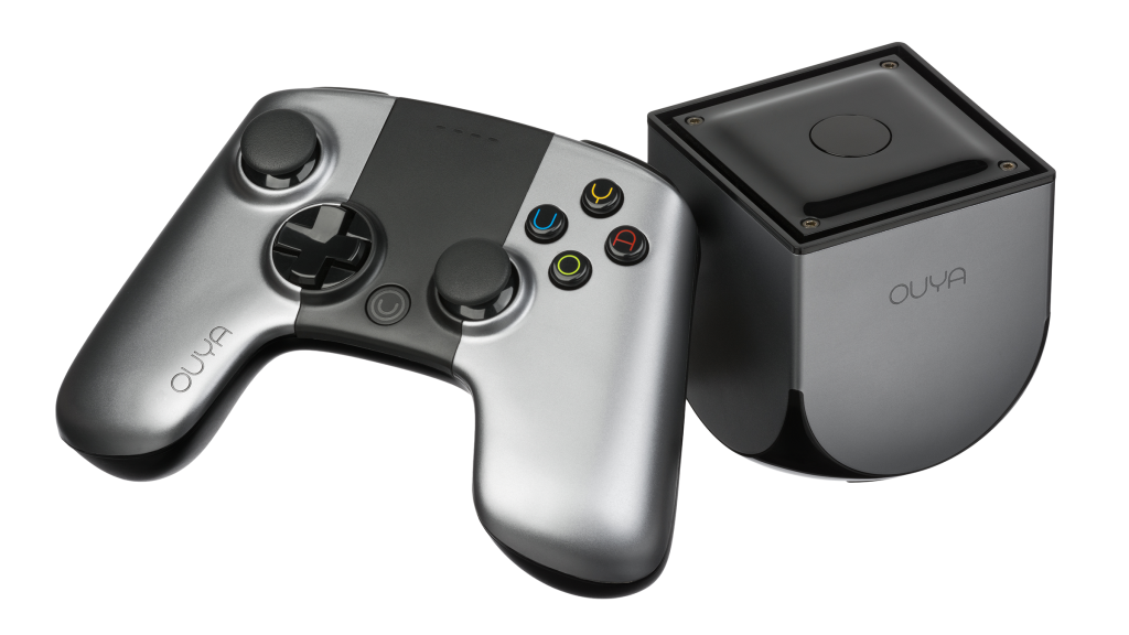 The Ouya and its controller.