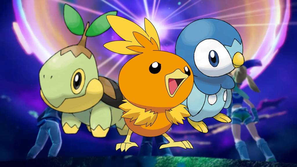Pokemon Torchic, Turtwig, Piplup starters