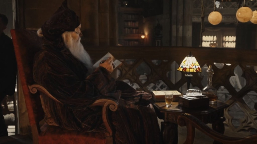 Professor Dumbledore Reading
