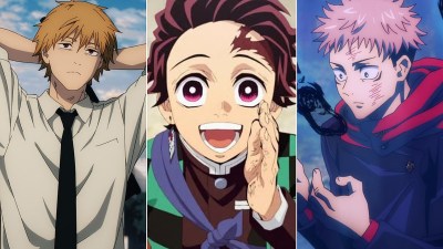 Denji from Chainsaw Man, Tanjiro from Demon Slayer, and Itadori from Jujutsu Kaisen