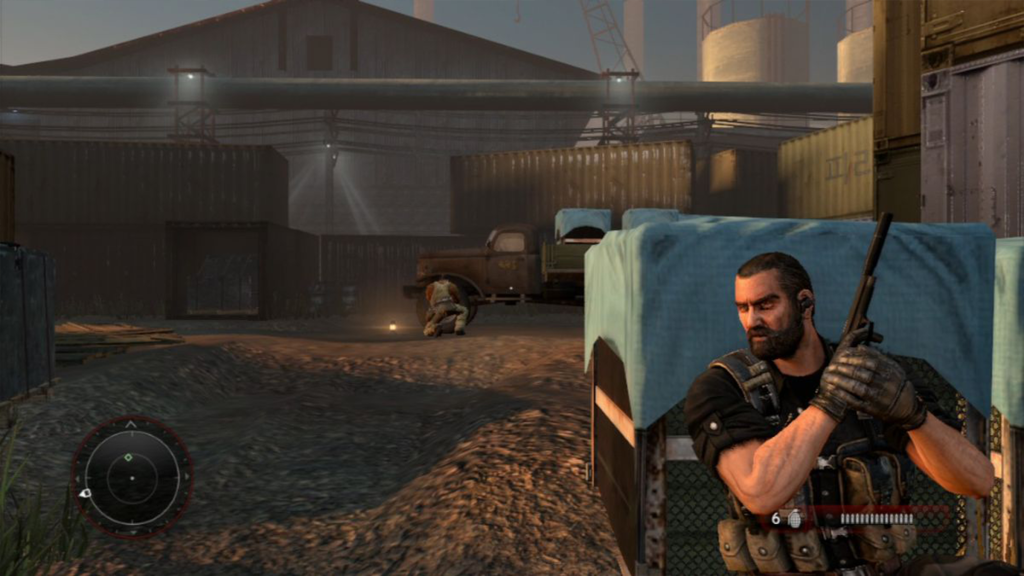 A screenshot from Rogue Warrior on the PlayStation 3.