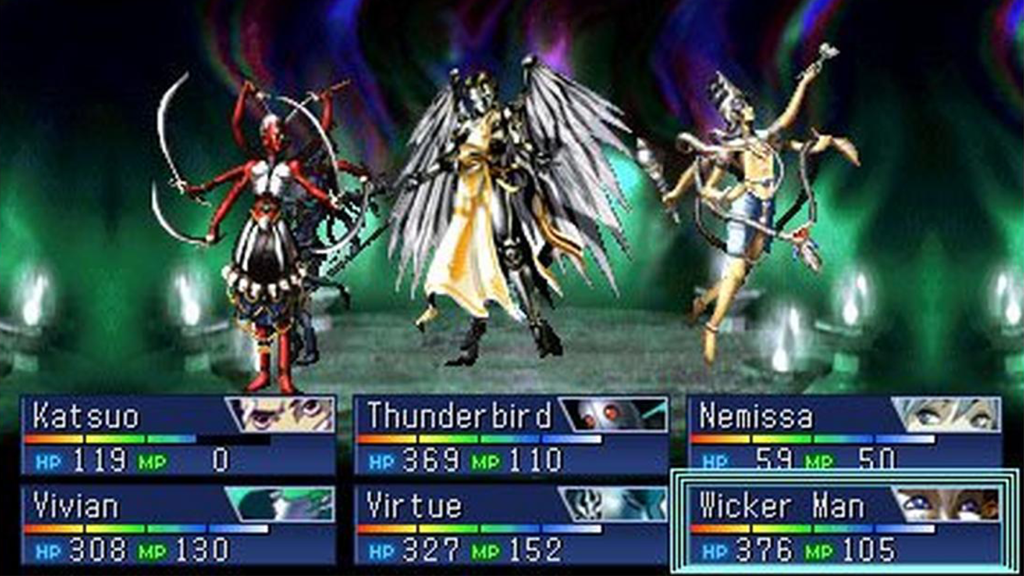 A screenshot from Shin Megami Tensei: Devil Summoner.