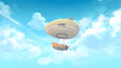 Solarpunk airship