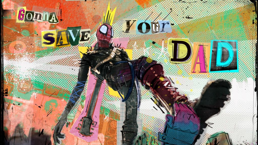 Spider-Punk in Spider-Man Beyond the Spider-Verse