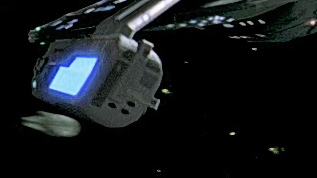 Star Wars' Millenium Falcon in Star Trek First Contact