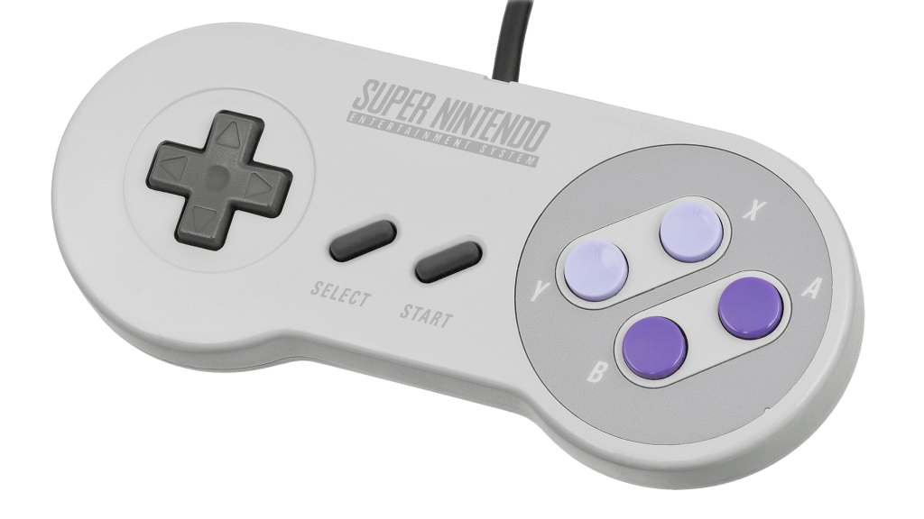 The Super Nintendo controller.