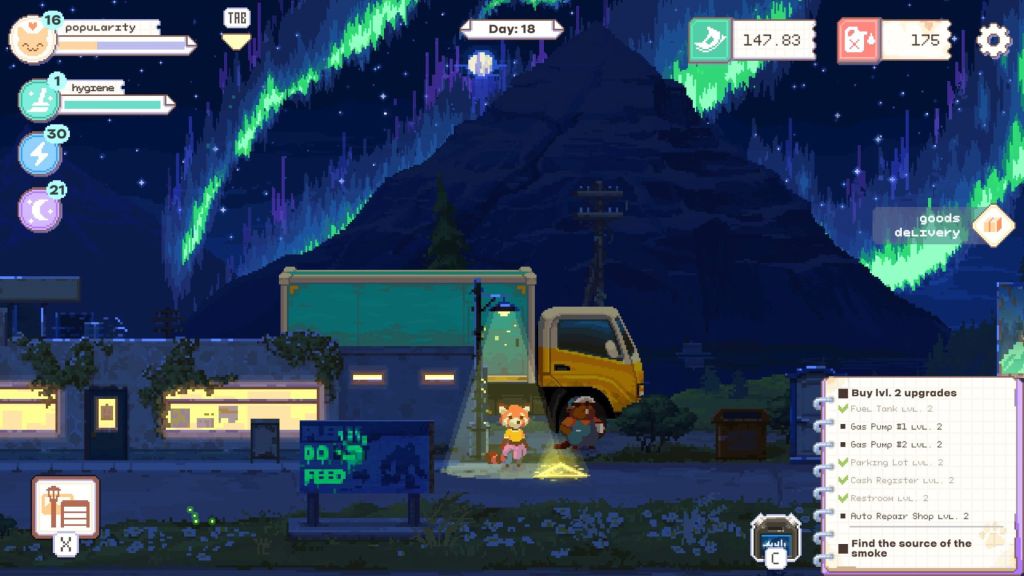 The Last Gas Station At Night