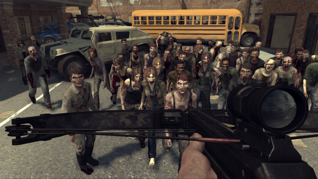 A screenshot from The Walking Dead: Survival Instinct on the PlayStation 3.