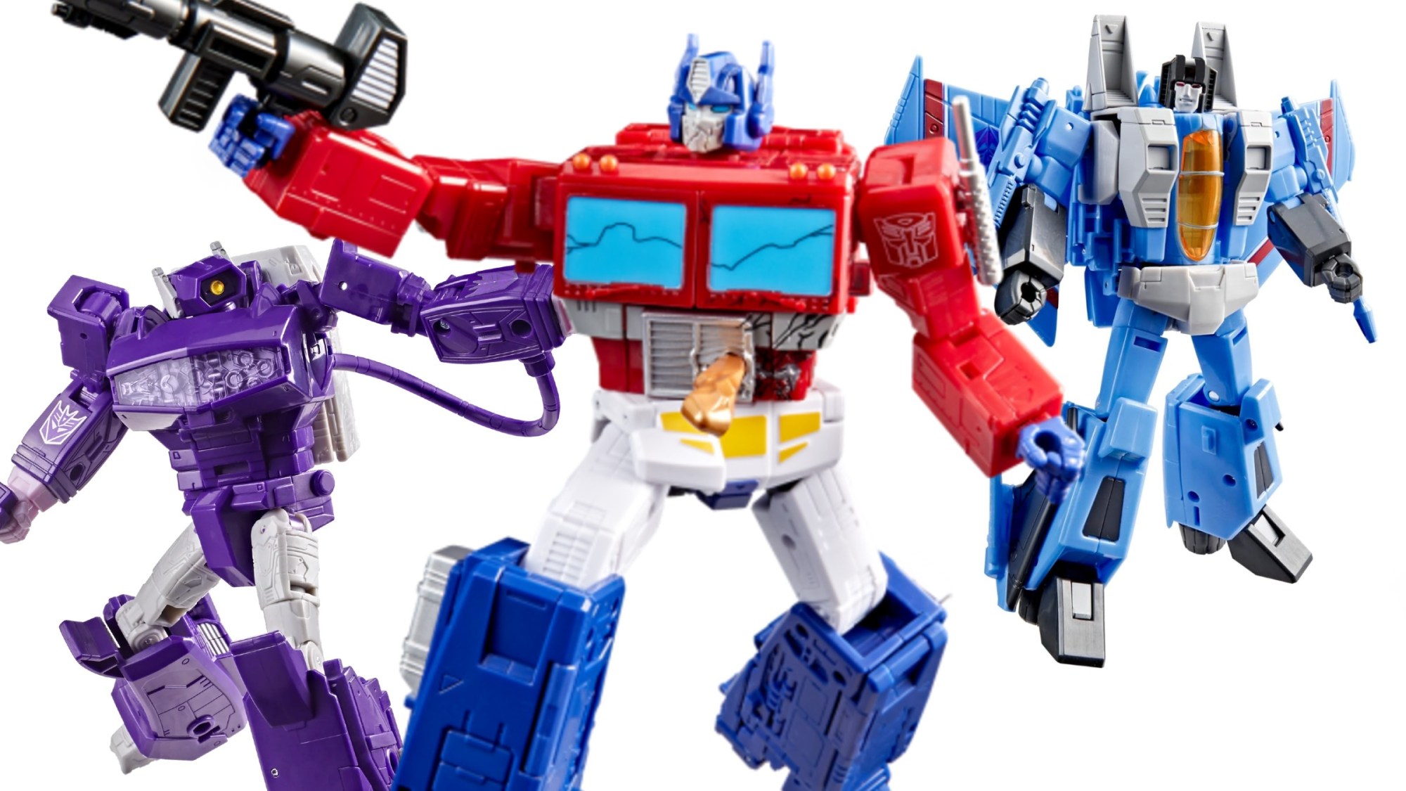 Transformers: The Movie MTMTE Collection Optimus Prime, Shockwave & Thundercracker Figure Review