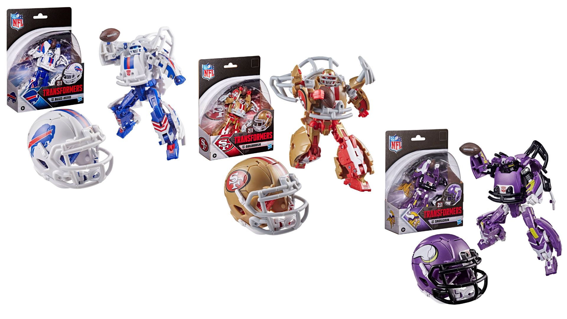 Hasbro Expands Transformers NFL Line with Three New Teams