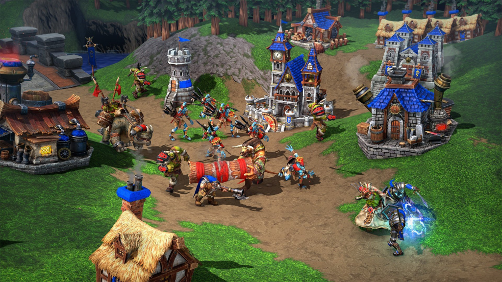 A screenshot from WarCraft 3: Reforged.