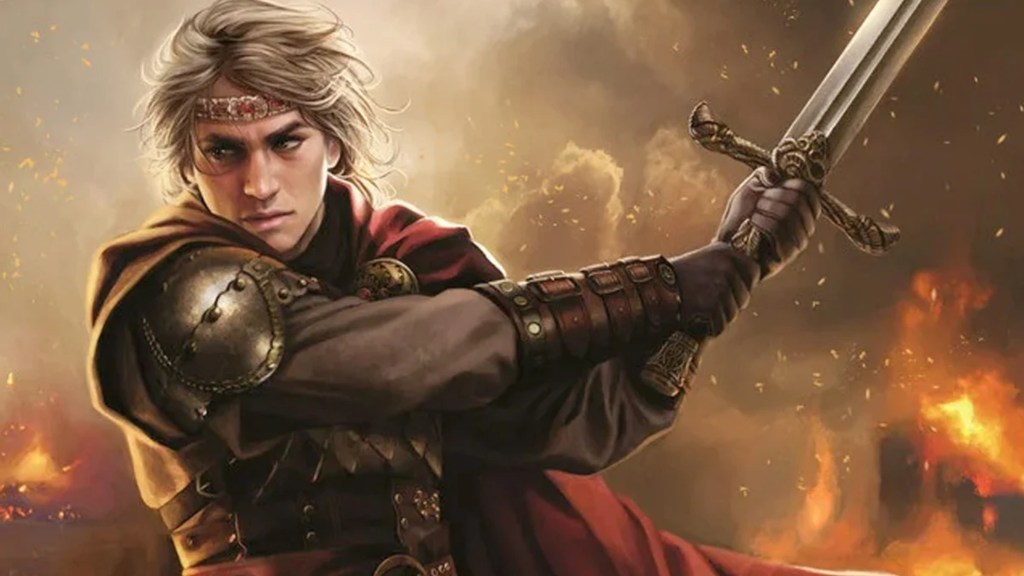 Aegon Targaryen I in The World of Ice & Fire by Magali Villeneuve