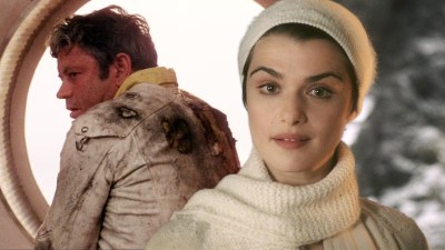 Split image with stills from Solaris (1972) and The Fountain (2006)