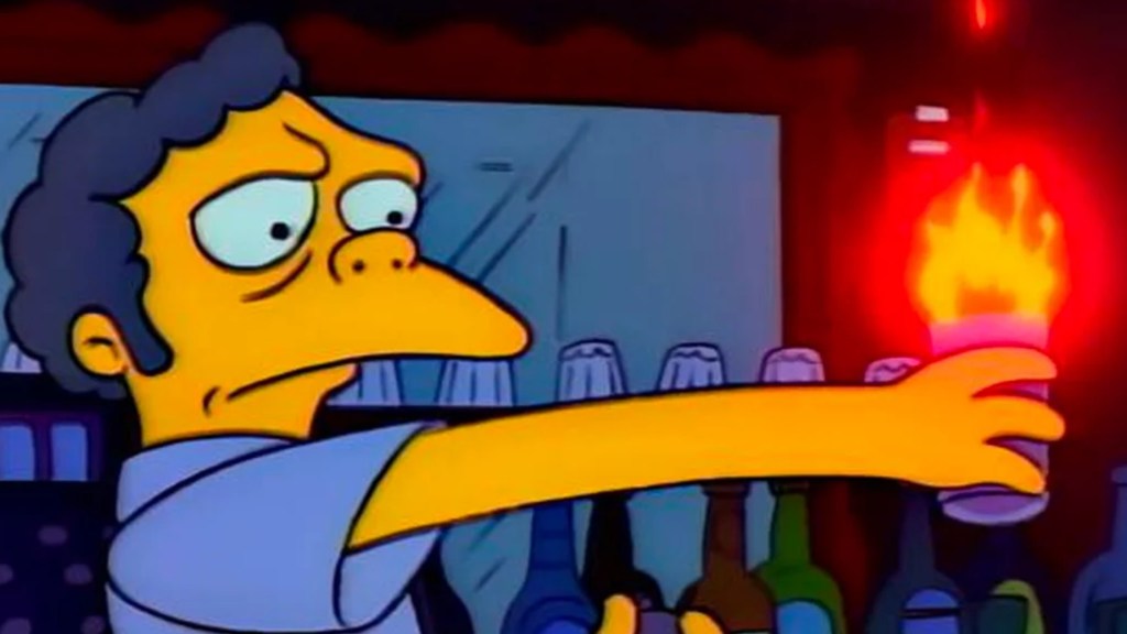 Imagem do episódio Flaming Moe’s de Os Simpsons