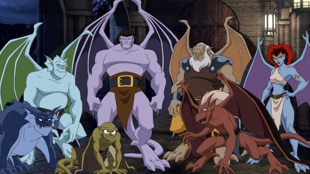 The characters of the Gargoyles TV show