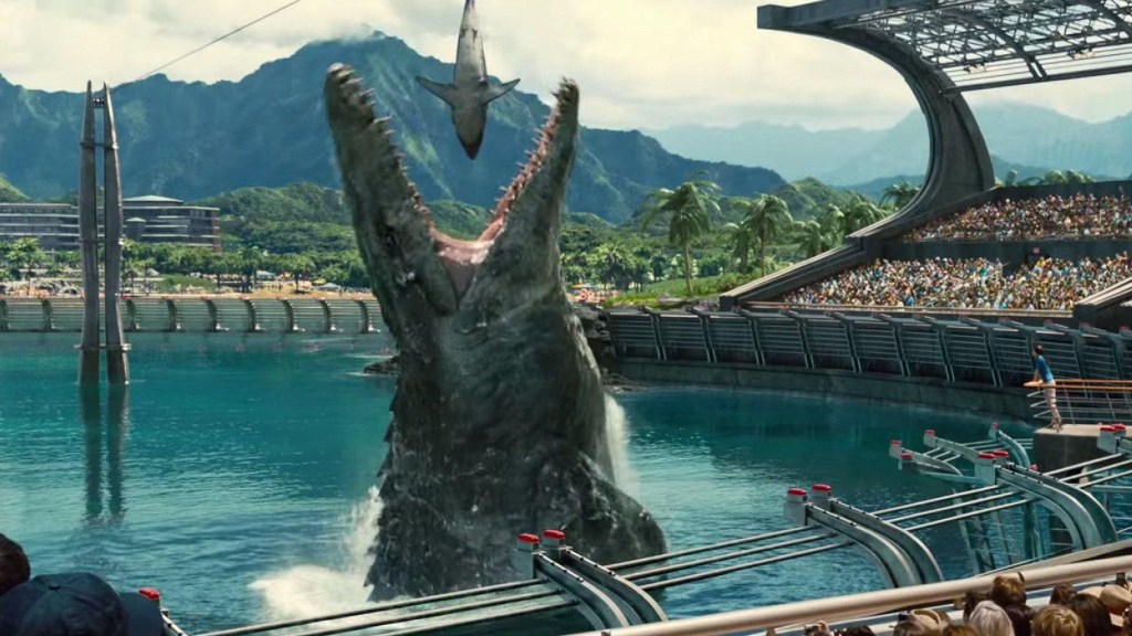 Mosasaurus in Jurassic World