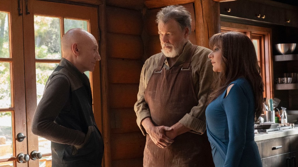 Picard encontra Riker e Troi em Star Trek Picard Nepenthe