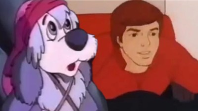 Split image with stills from Fluppy Dogs and Turbo Teen