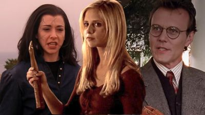 Buffy, Giles and Willow