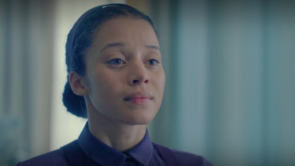Chase Infiniti as Agnes in The Testaments