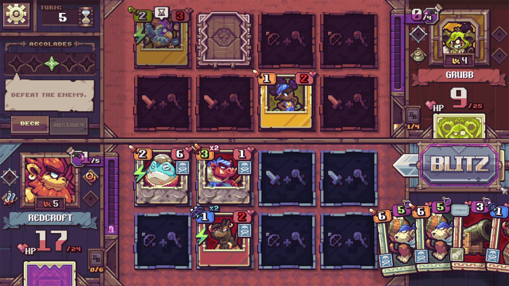A screenshot from Cross Blitz.