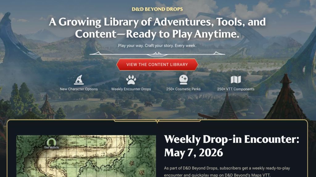DnD Beyond Drops Screenshot 1