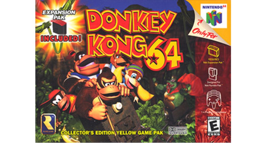 Donkey Kong 64 Pack Art