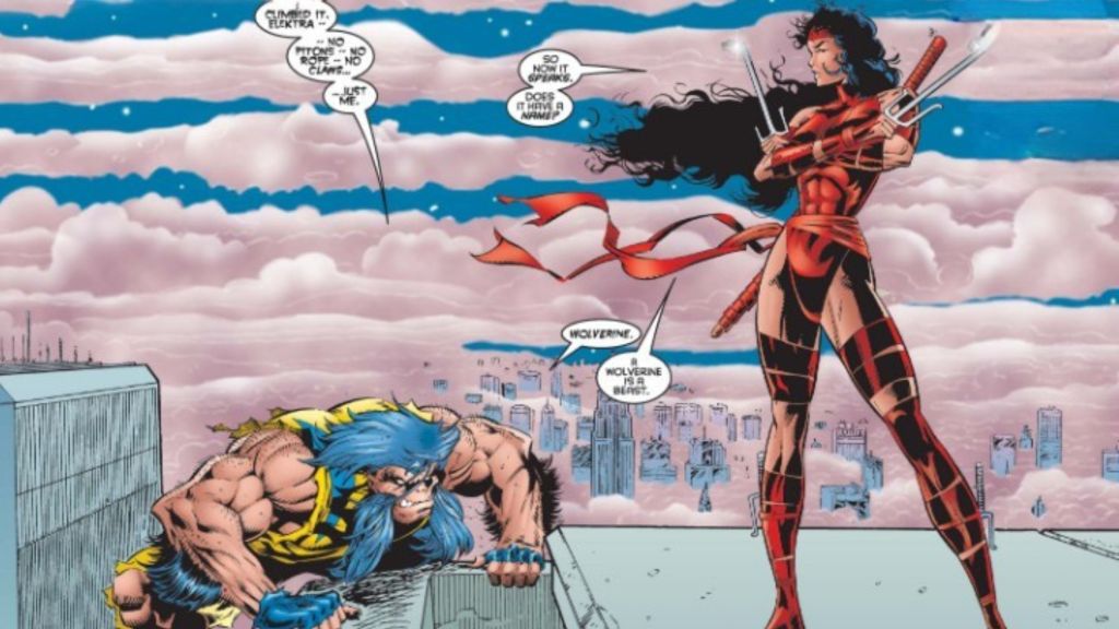 Elektra and Wolverine