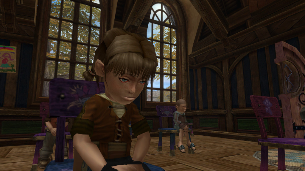 A screenshot from Fable on the Xbox.