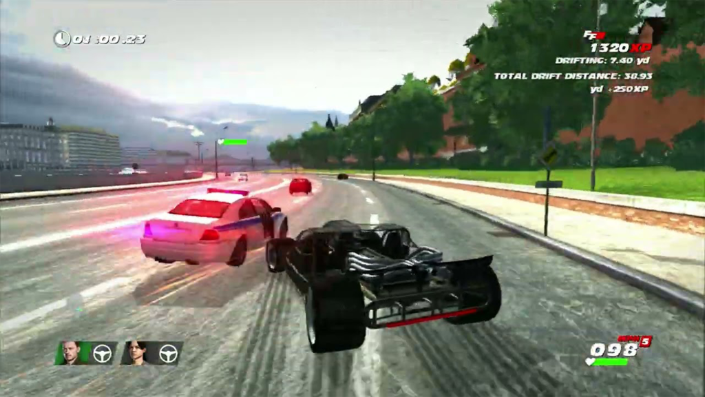 A screenshot from Fast and Furious: Showdown on the Nintendo Wii U.
