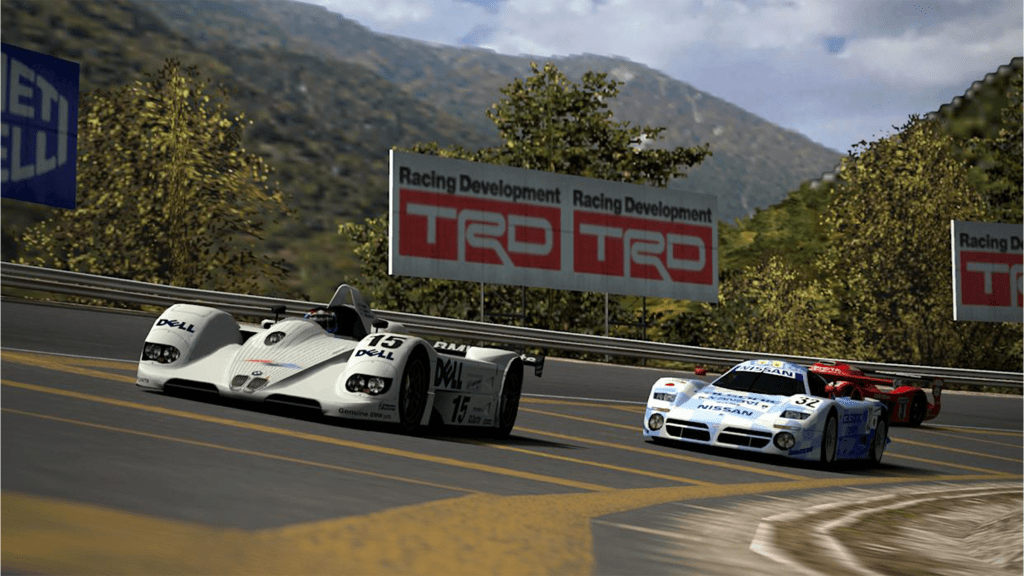 A screenshot from Gran Turismo 4 on the PlayStation 2.