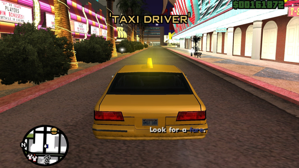 A screenshot from Grand Theft Auto: San Andreas on the Xbox.