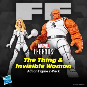 The Future Foundation Expands With New Marvel Legends Thing and Invisible Woman Figures