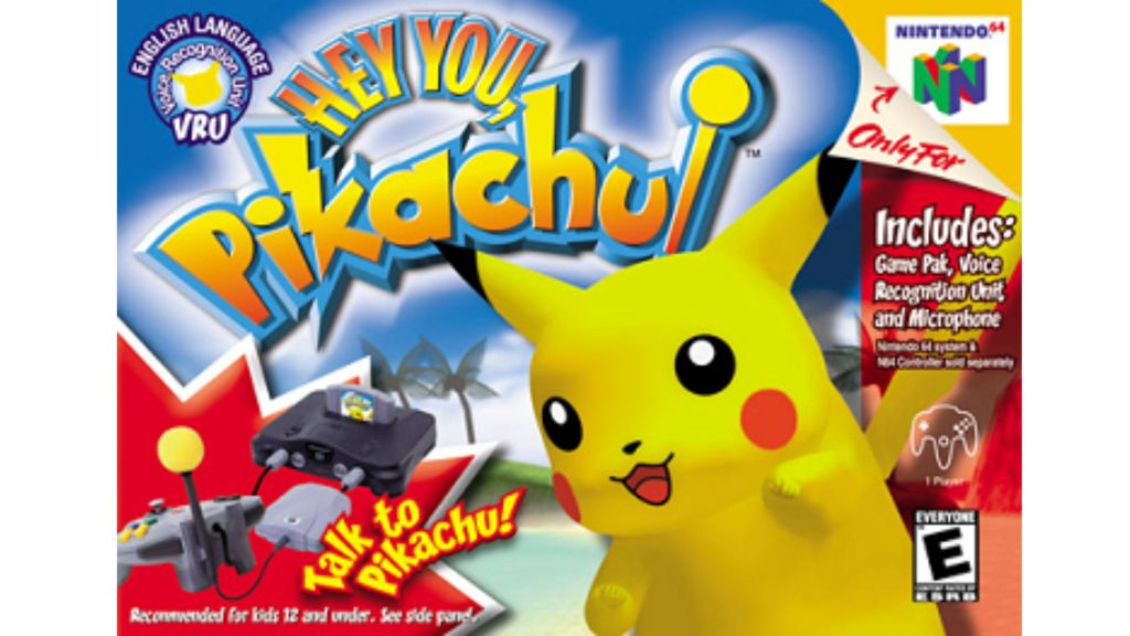 Hey You Pikachu N64 Cover Art