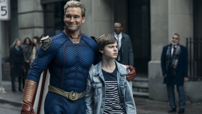 Homelander putting his arm around Ryan in The Boys Season 4