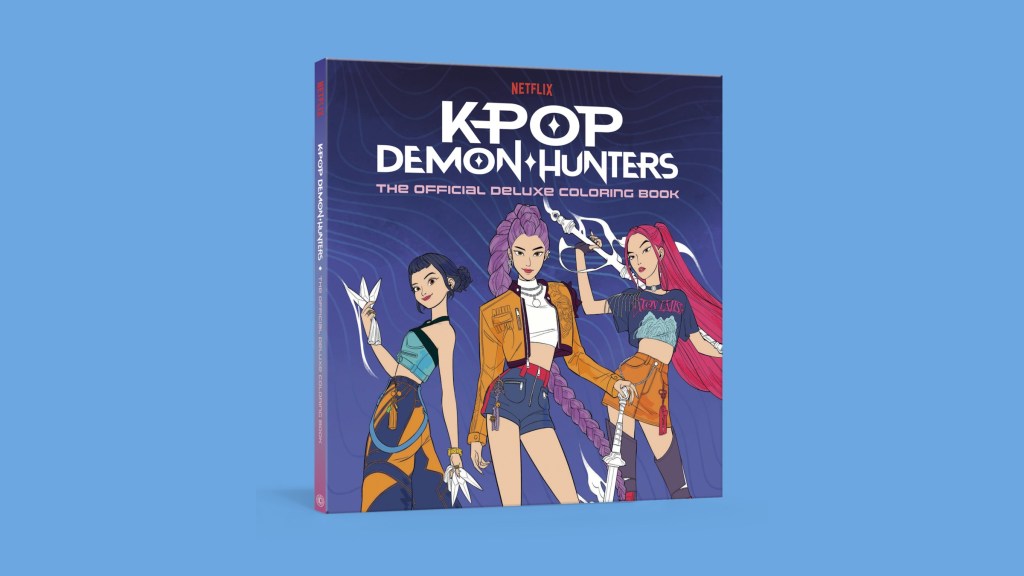 KPop Demon Hunters coloring book