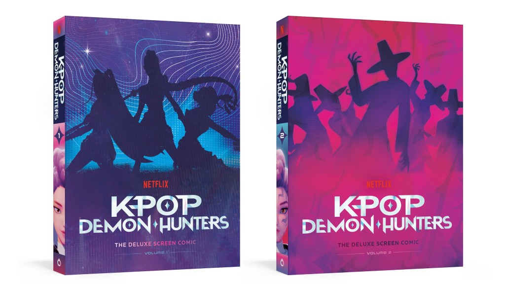 KPop Demon Hunters official screen comic volumes