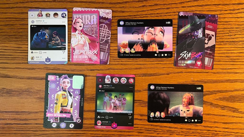 KPop Demon Hunters Trading Cards