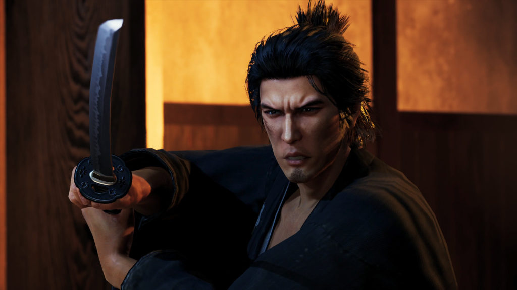 A screenshot from Like a Dragon: Ishin!.