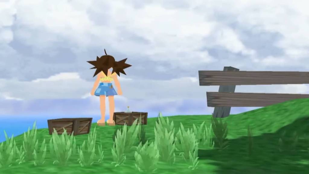 Zoe standing looking out at the sea in Magic Pengel: The Quest for Color.