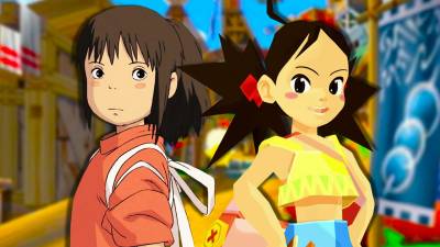 Zoe from Magic Pengel: The Quest for Color next to Chihiro from Spirited Away.