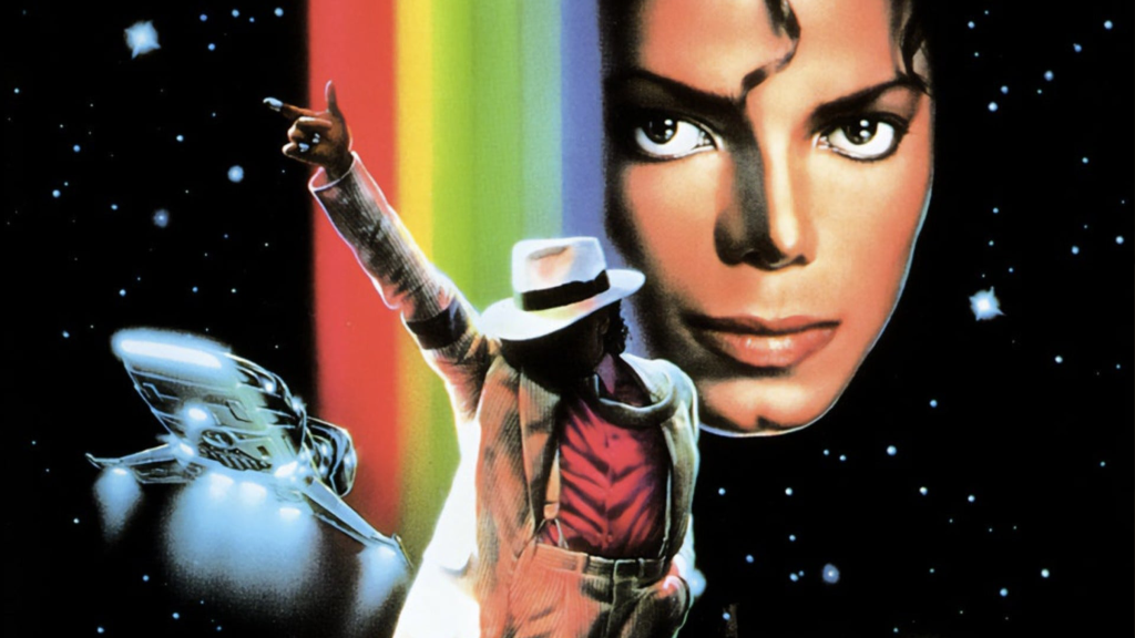 Cover art for the video game Michael Jackson's Moonwalker.