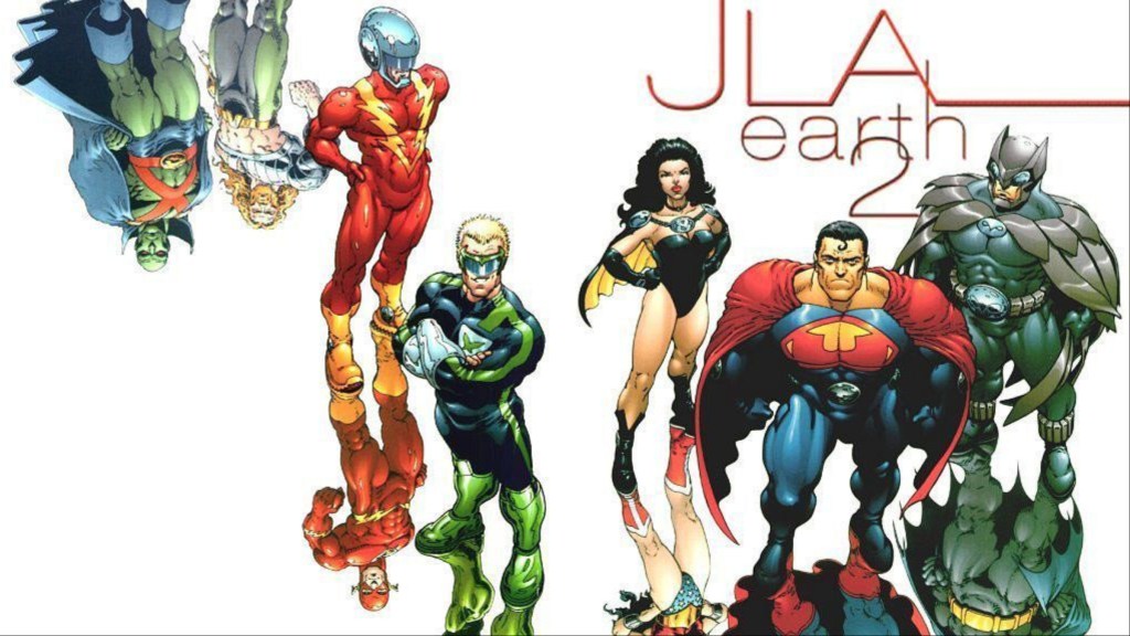 The Crime Syndicate mirrored by the Justice League