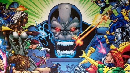 The X-Men battling Apocalypse in "The Twelve"