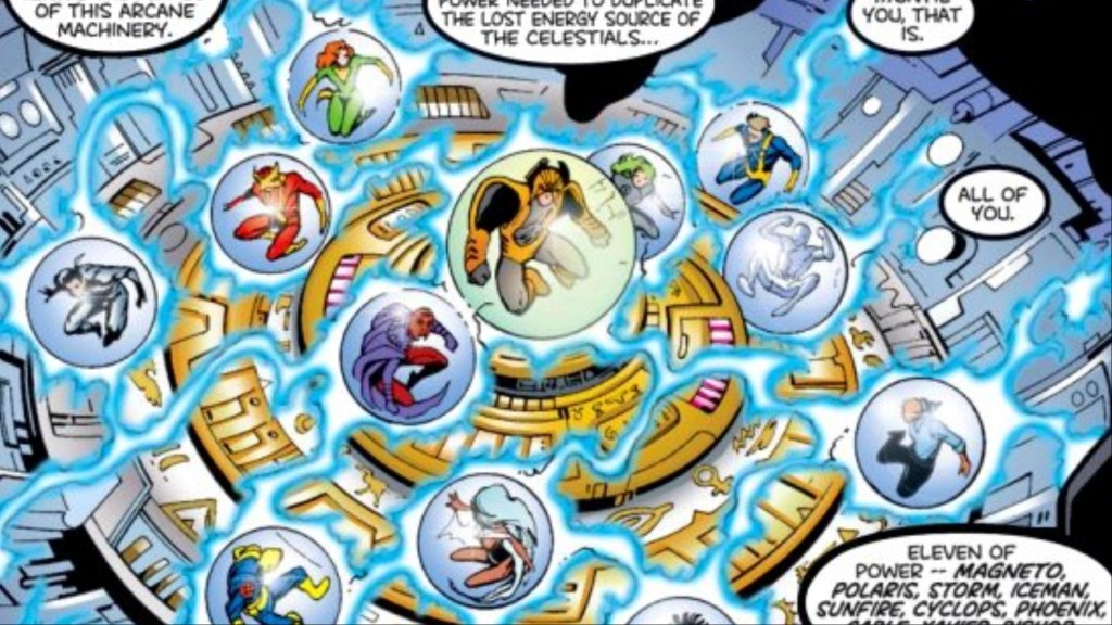 The Twelve hooked into Apocalypse's machine