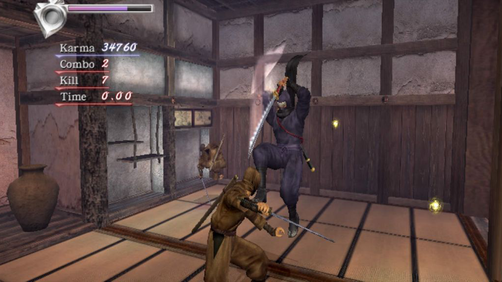 A screenshot from Ninja Gaiden on the Xbox.