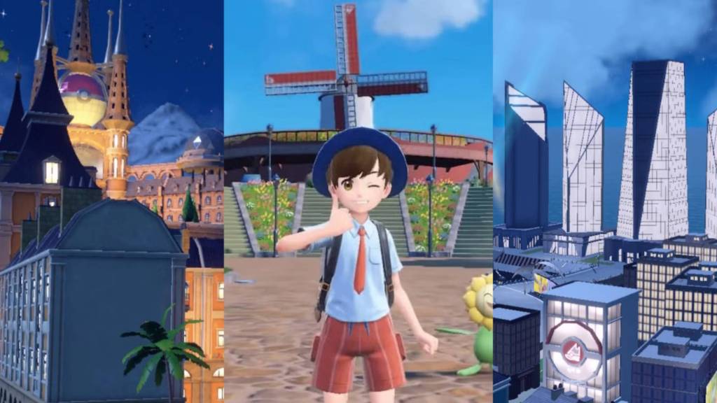 Pokemon Paldea region important locations